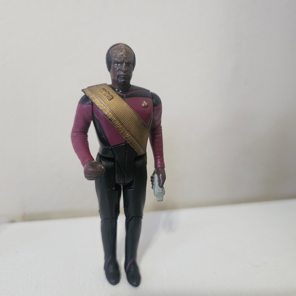 Galoob 1988 Star Trek: The Next Generation 3.75" Figures Set of 2 - Picture 2 of 5
